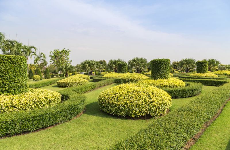 Trimmed Shrubs with Clean Lines